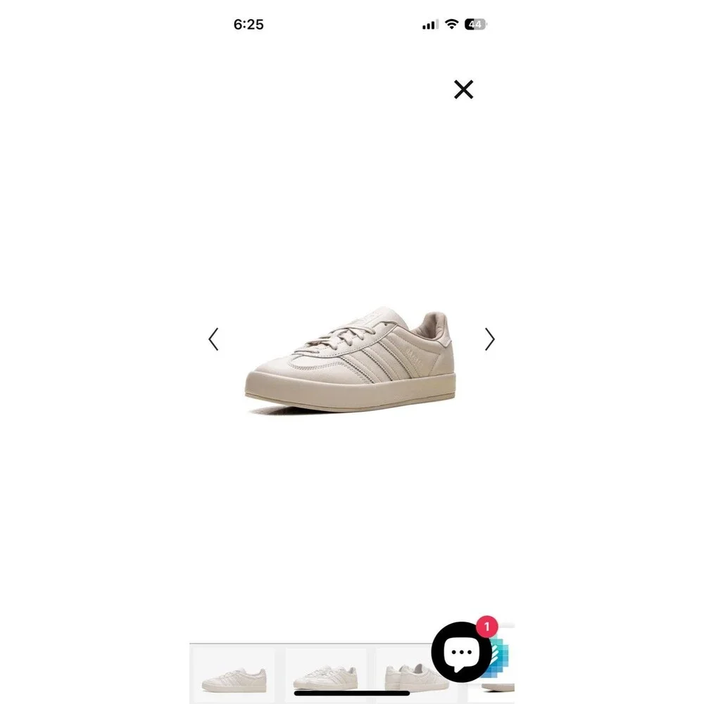 New Adidas Gazelle Indoor Lux Alumina JI3508 Beige Unisex Men 7 Women 8